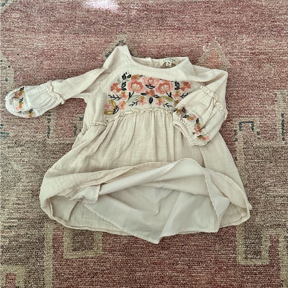 Jessica Simpson Toddler Embroidered Floral Dress boho cottagecore - Picture 8 of 8